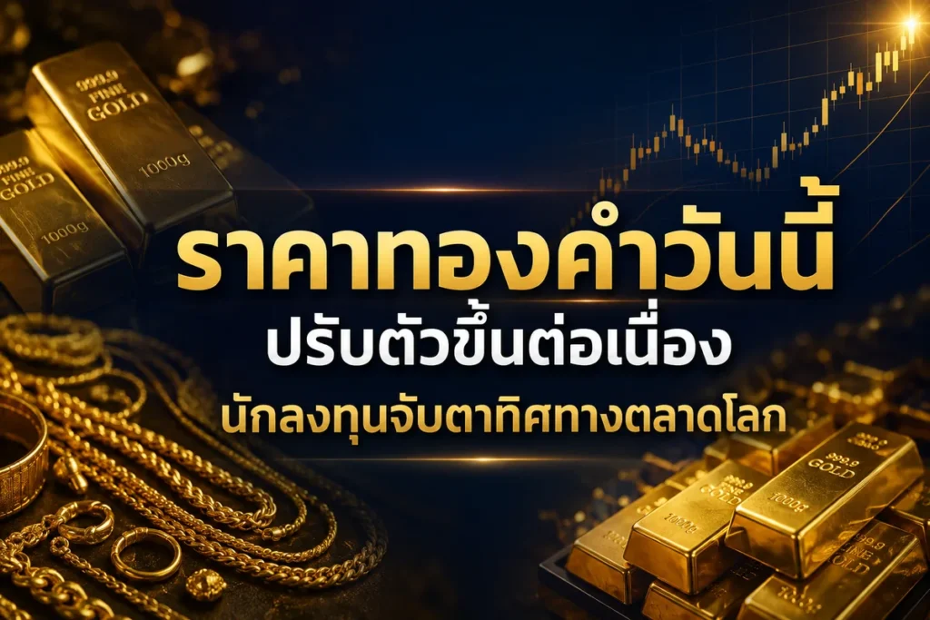 ทองไทยยืนเหนือ 71,000 บาท หลังฟื้นจากช่วงแกว่งแรง
