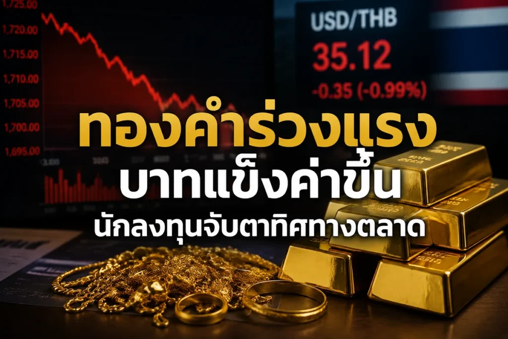 ราคาทองวันนี้ 29 สิงหาคม เปิดตลาดหลุด 7.1 หมื่นบาท หลัง Spot ร่วงลึก
